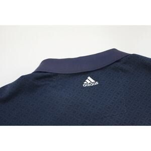 Adidas Golf Polo ClimaLite Blue Short Sleeve Athletic Golf Shirt Mens Sz 2XL